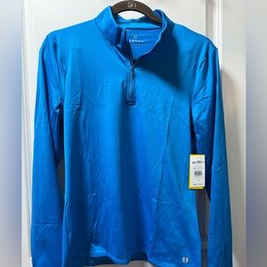 EleVen by Venus Williams Legacy Long Sleeve Top Arctic Blue